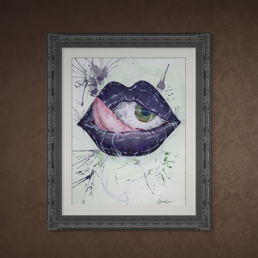 Seen and Not Heard Feminine Watercolor Series