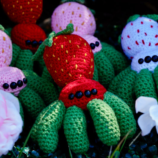 Strawberry Spider - Crochet