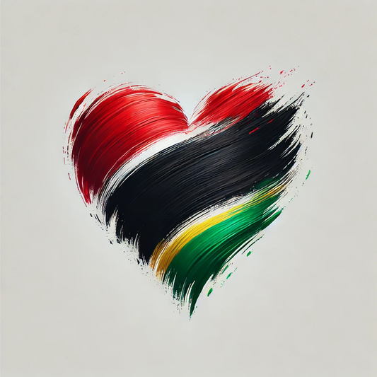 Juneteenth Heart Painting