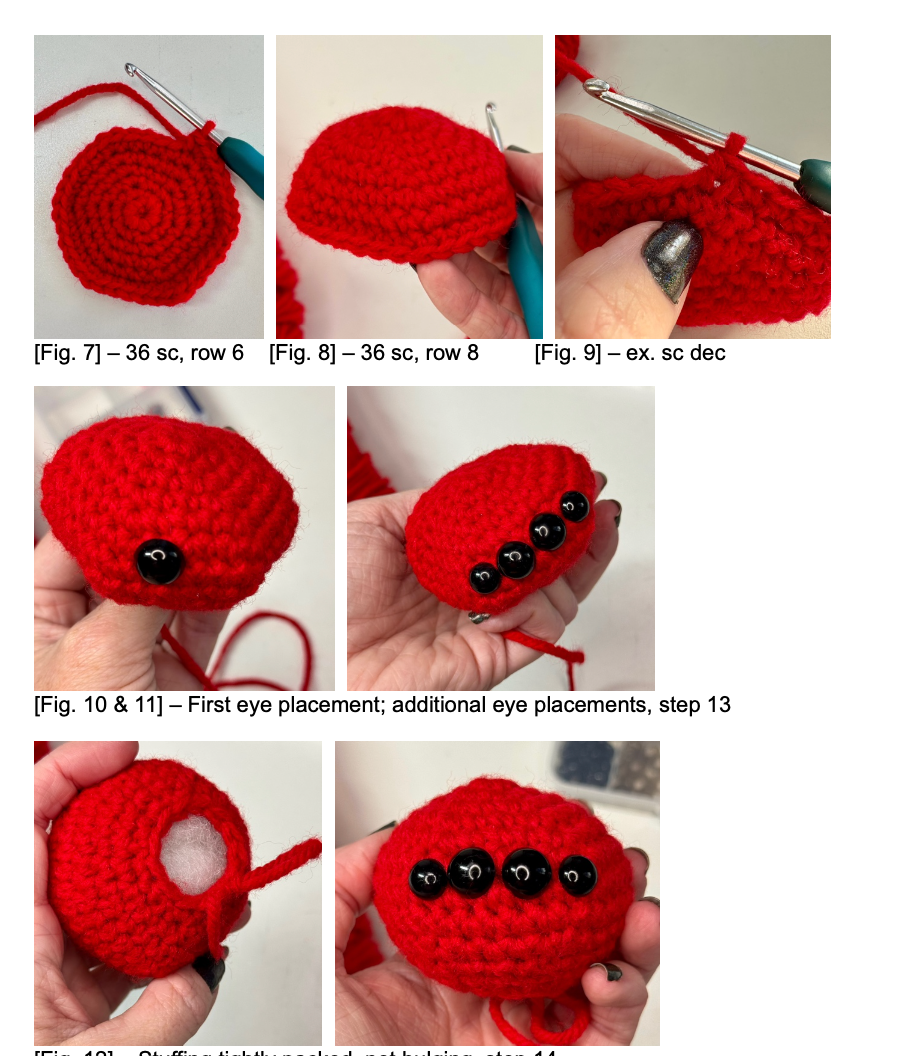 Strawberry Spider - Crochet PDF